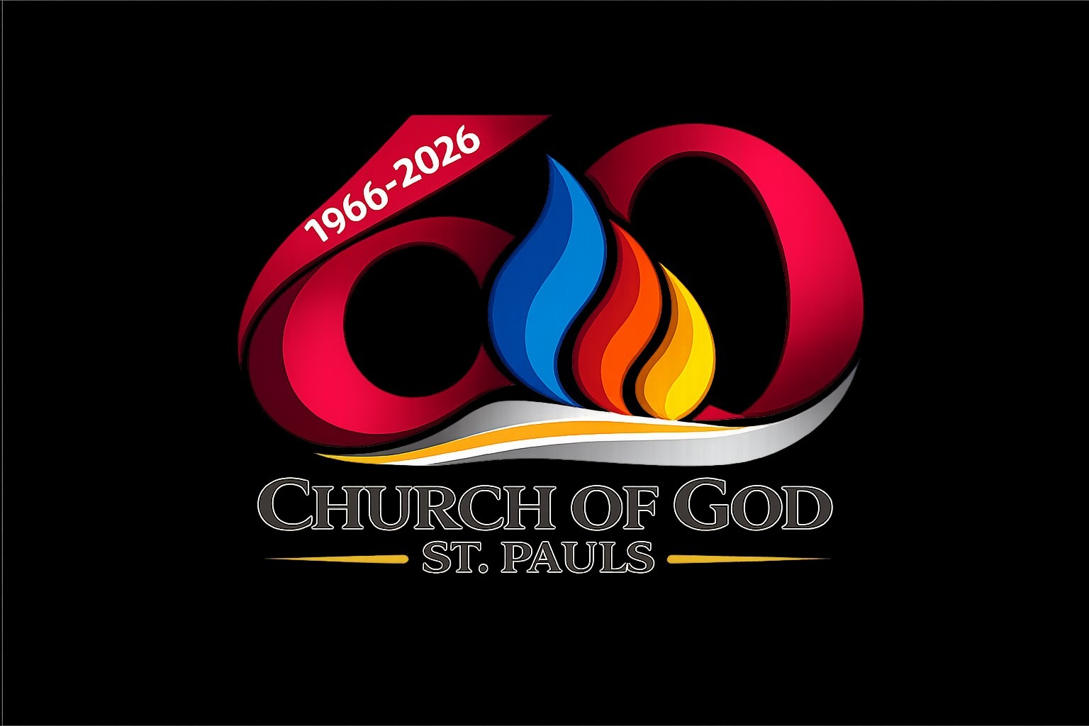 Church of God St. Paul's 60th Anniversary Logo
